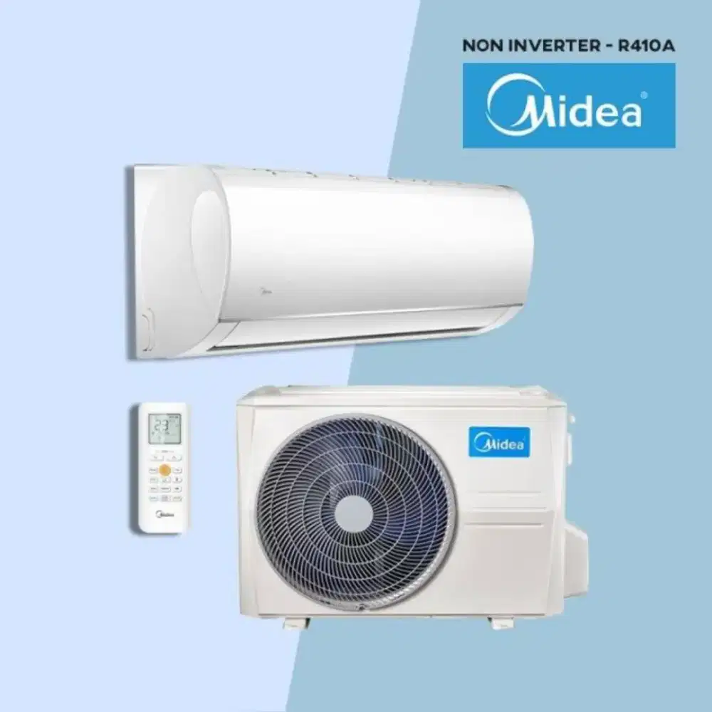 Bisa Cicilan.Midea AC Split 1Pk Standar (MSBD-09CRN1) Super Jet Cool