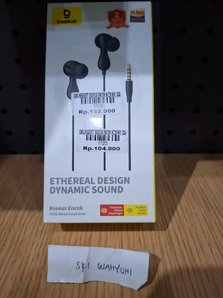 HEADSET BASEUS ENCOK HZ20 MIC ATLANTIS DAHSYAT