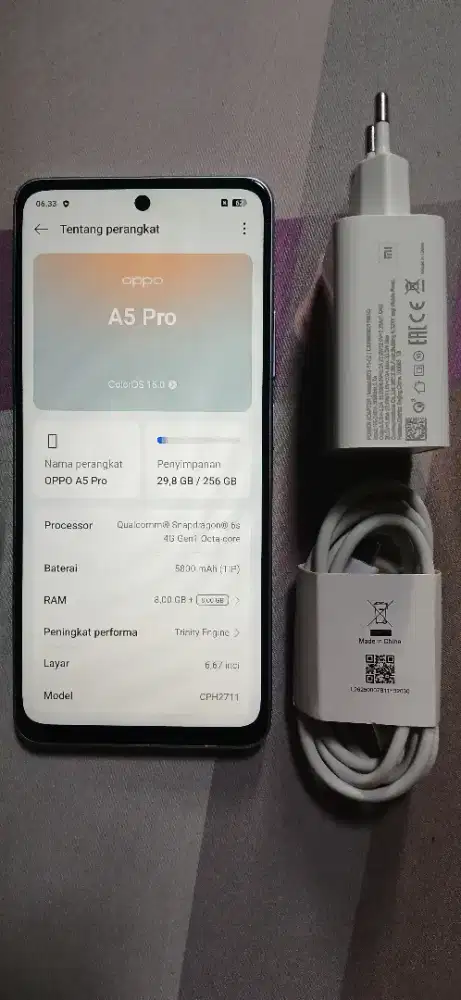 Oppo A5 pro ram 8/256