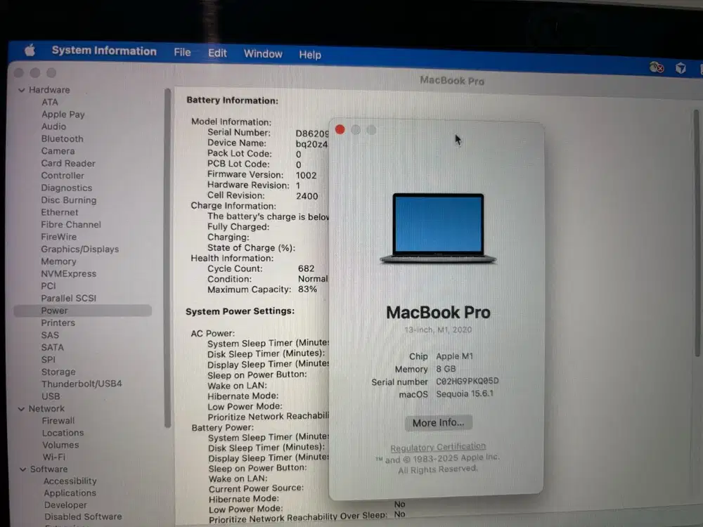 [BU] Macbook Pro M1 2020 8/256