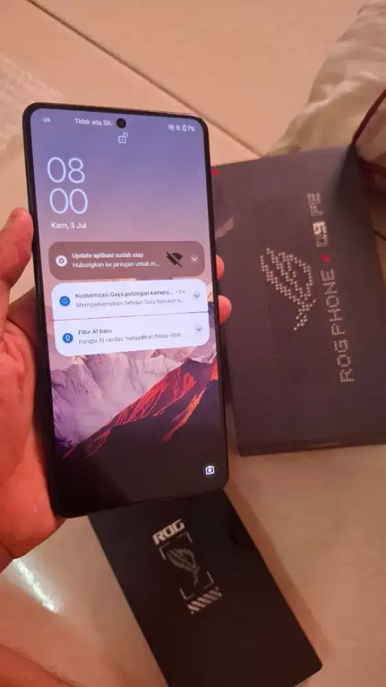 asus rog phone 09 fe 12/256 fullshet mulus nominus