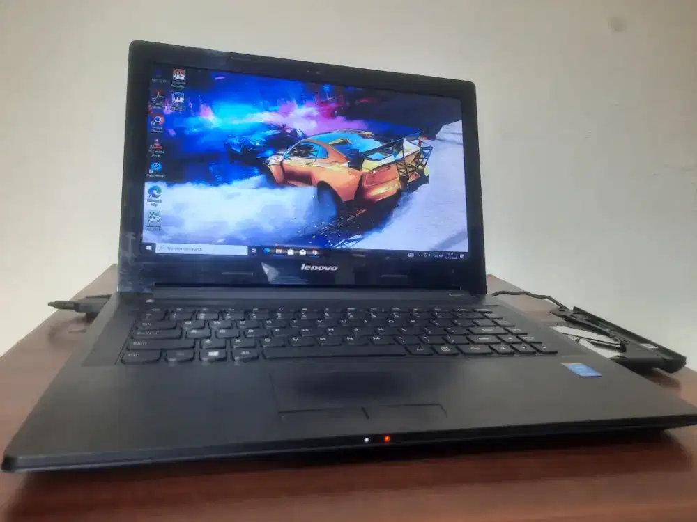 Laptop Kuliah/Sekolah Spek Tinggi(Lenovo-g40 Slim)Ram-4/SSD-256gb Mrah