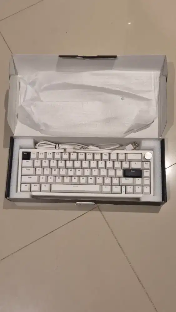 Keyboard Mechanical Vortex Series GT65 Lite White