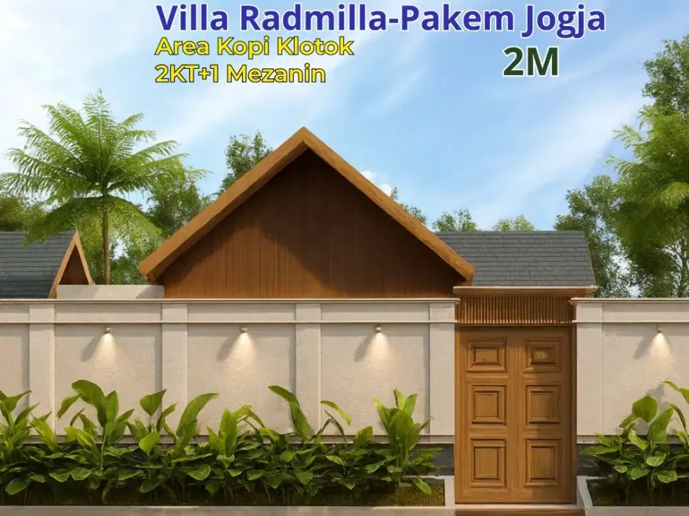 Dijual Villa Umbulmartani, Cocok Liburan 109m² Mezanin