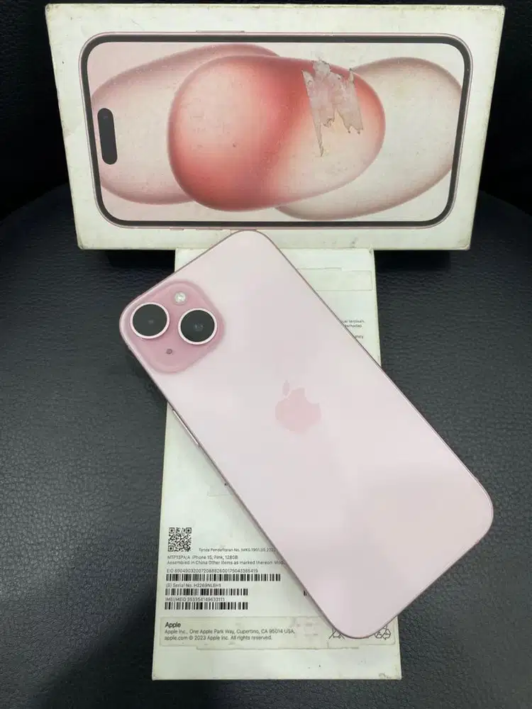 iPhone 15 , Pink , 128 iBox