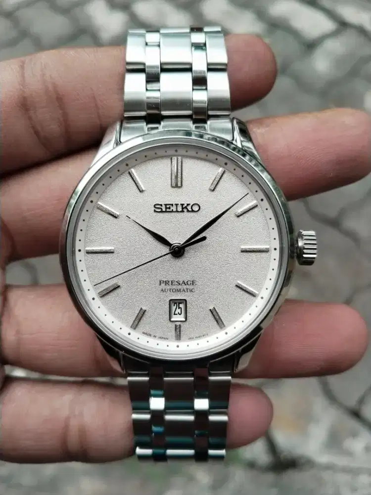 Seiko Presage SRPD39J1 Zen Garden Automatic White Dial