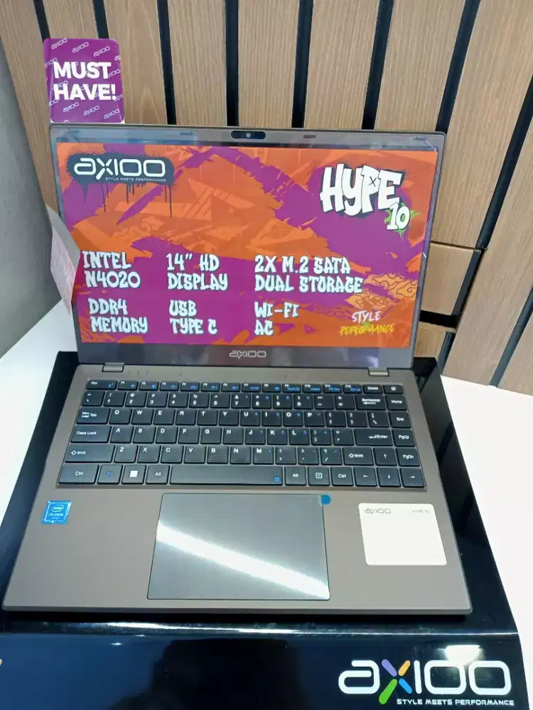 Laptop AXIOO HYPE 10, menggunakan cicilan 0% hanya menggunakan KTP