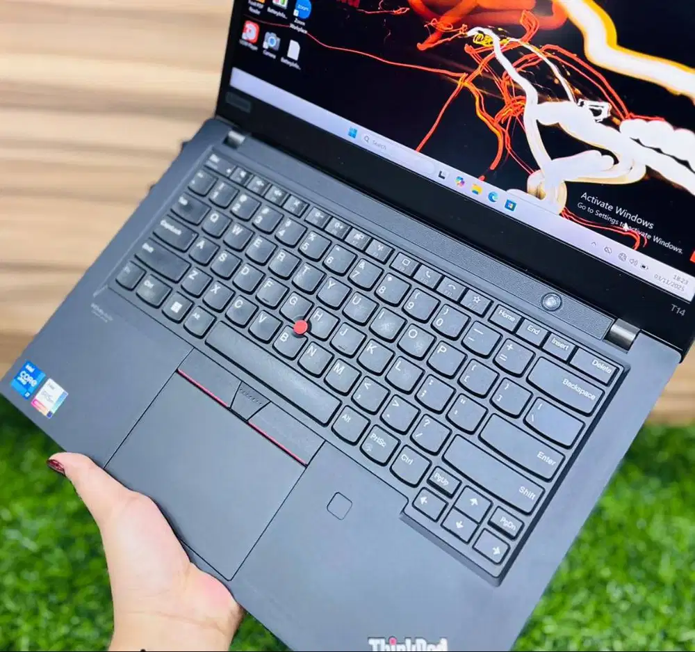 Laptop lenovo T14 core i7 gen 11 ram 16gb NVME 512gb sekolah kerja