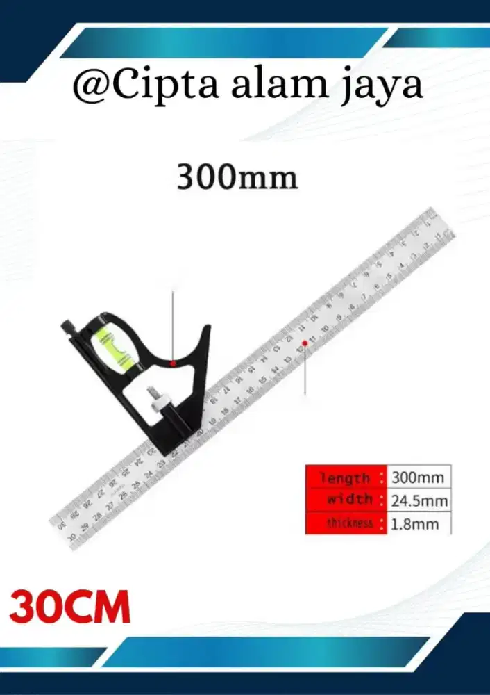 Penggaris siku multi fungsi