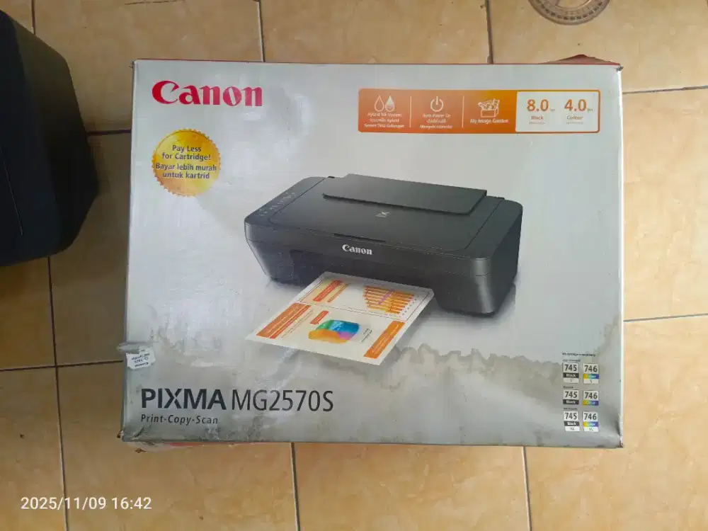Canon Pixma MG2570s prin dan pindai