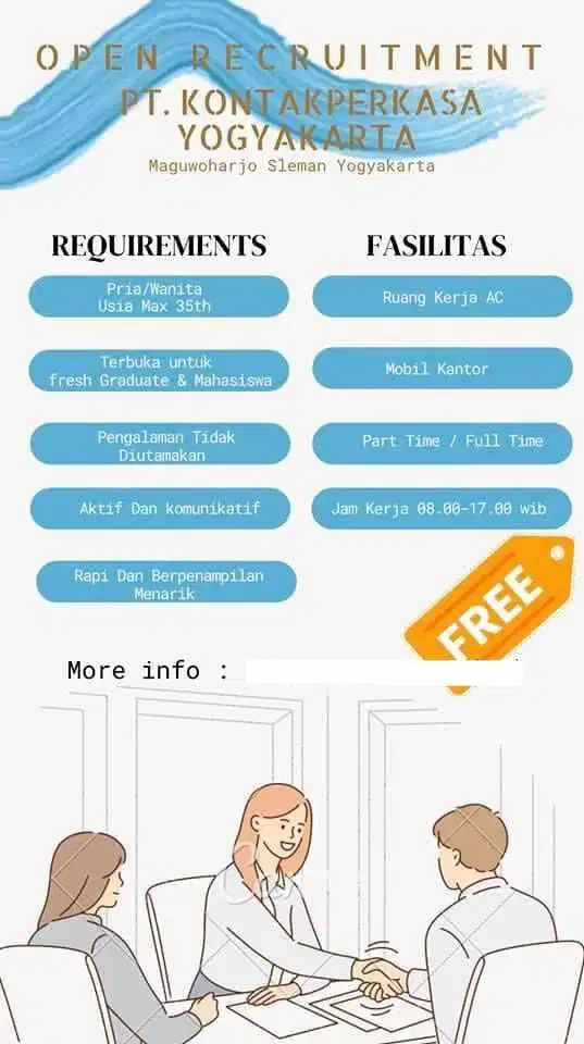 LOKER PART TIME FULL TIME JOGJA