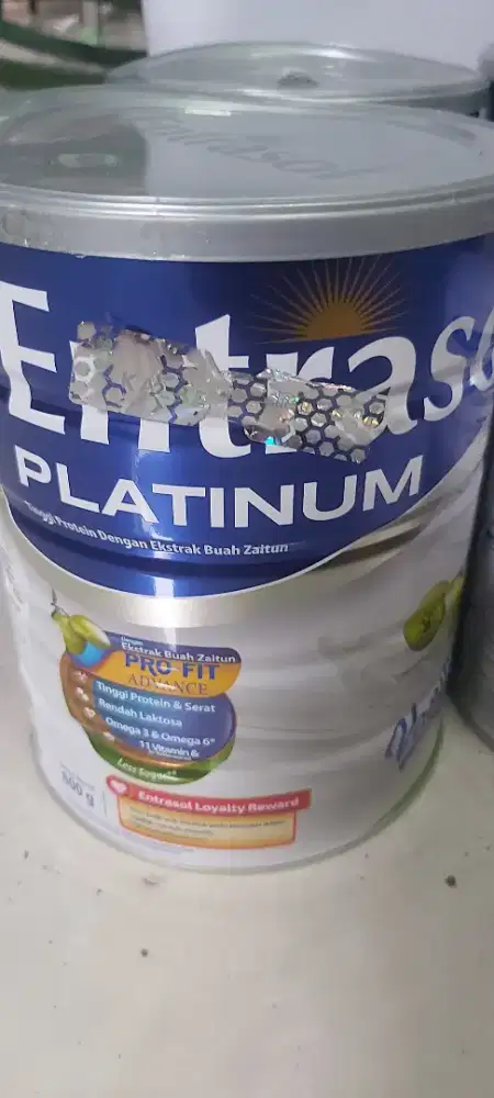 Kaleng susu bekas untuk kerajinan / kreatif