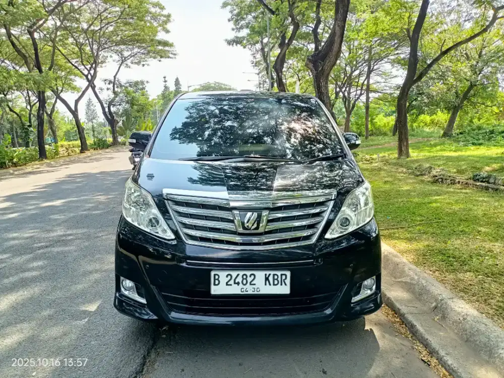 [TDP 10JT] Promo TDP Murah T.Alphard G 2.4 AT 2012 Siiap Pakai