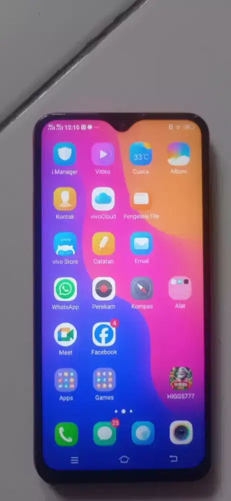 Vivo 1820 red background