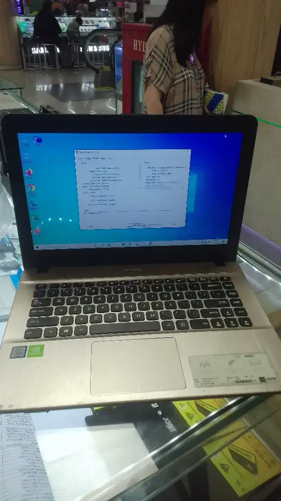 Asus vivobook X441UBR 14 inch bersih