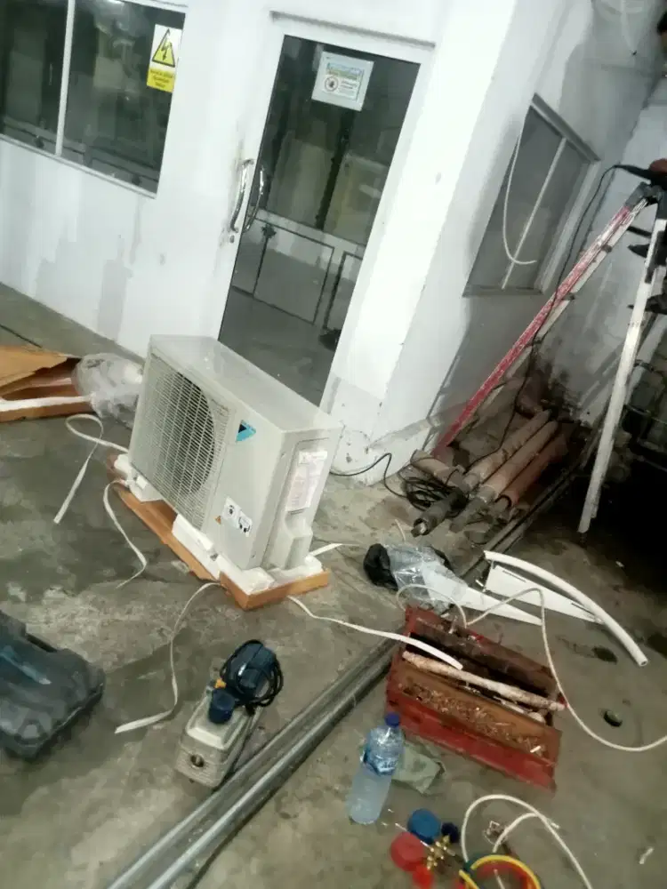 Pasang ac service ac dll