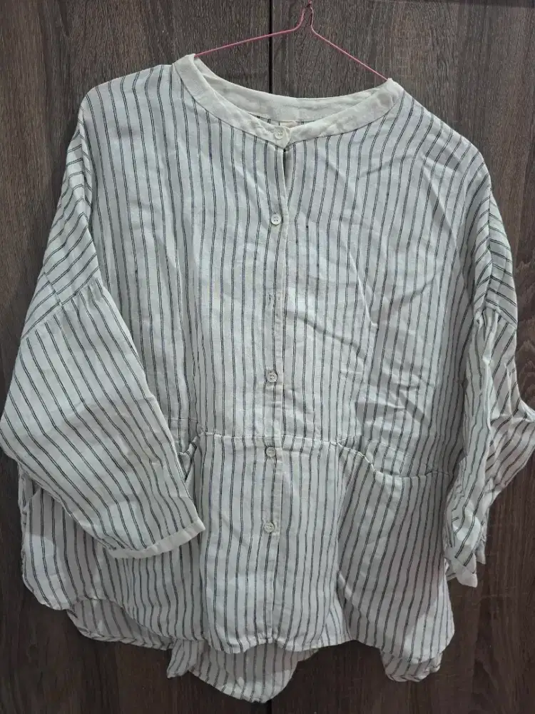 Baju salur biru putih 2