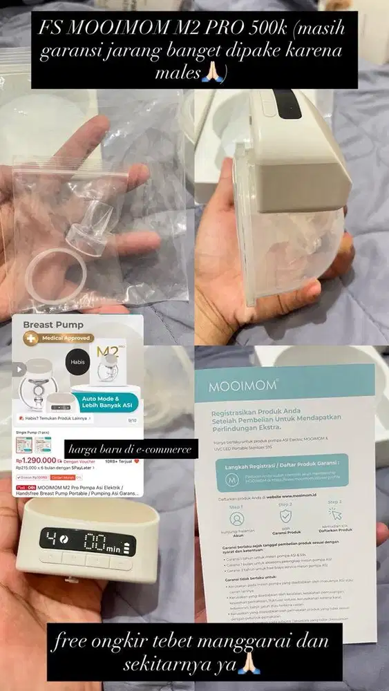 Pompa Asi Electric Mooimom M2 Pro