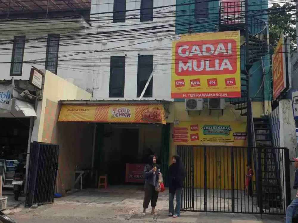 Ruko Gandeng 3lt Komersil di Jl H Ten Rawamangun Jakarta Timur