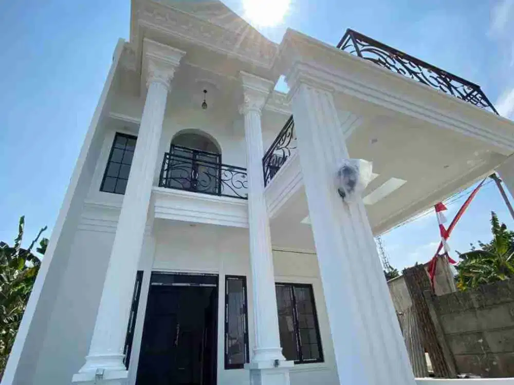 FOR SALE!! Rumah Idaman Clasik Eropa Super Mewah Dilokasi Bebas Banjir Dekat Plaza Cibubur
