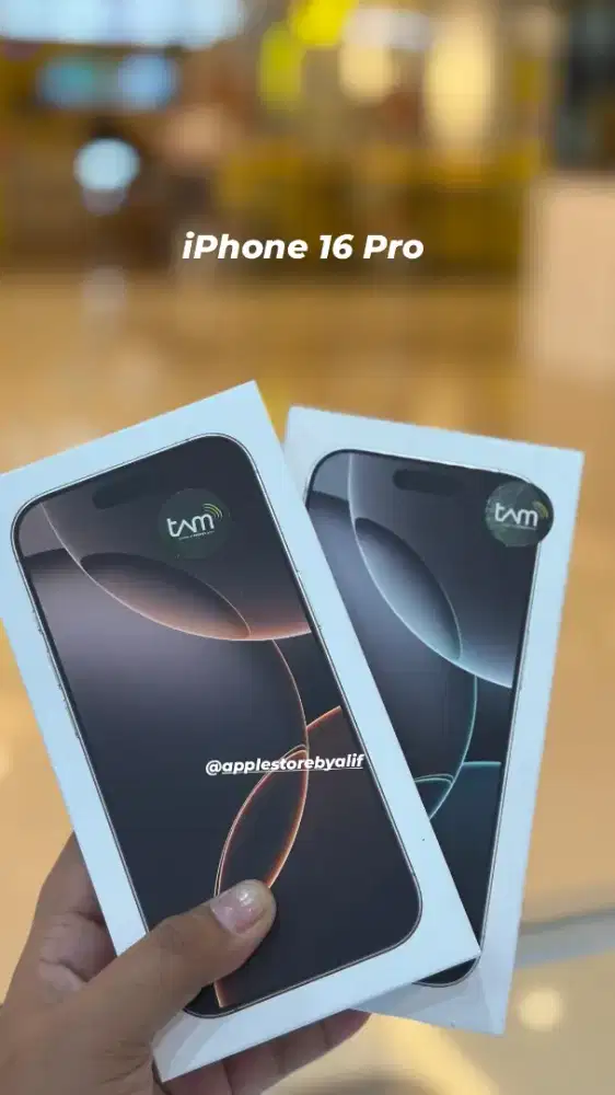 Iphone 16 Pro 128gb new iBox Tanpa DP gratis 2x cicilan