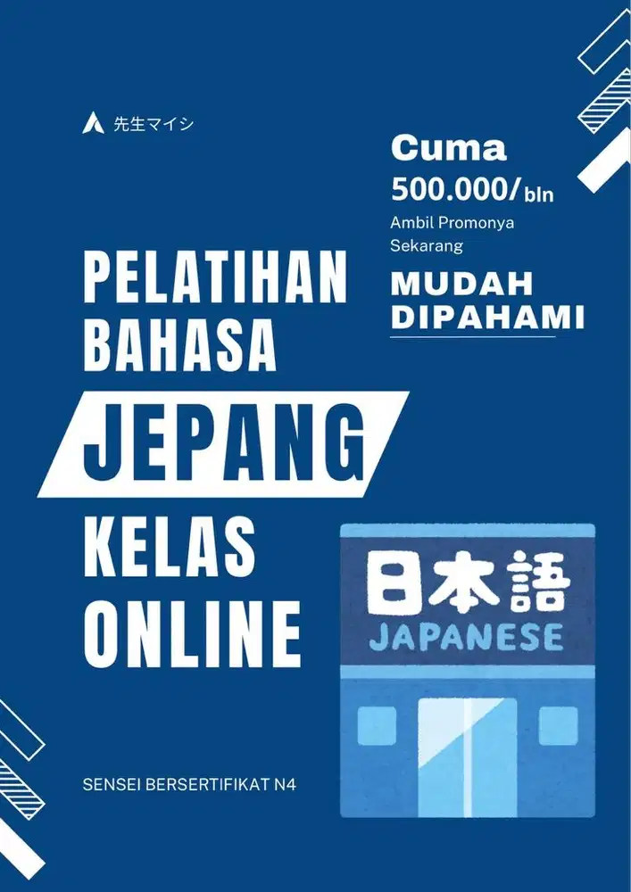 KURSUS PELATIHAN BAHASA JEPANG VIA MEET ZOOM