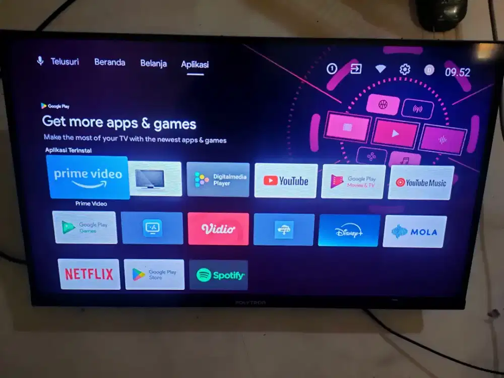 LED TV Google TV Polytron 32'