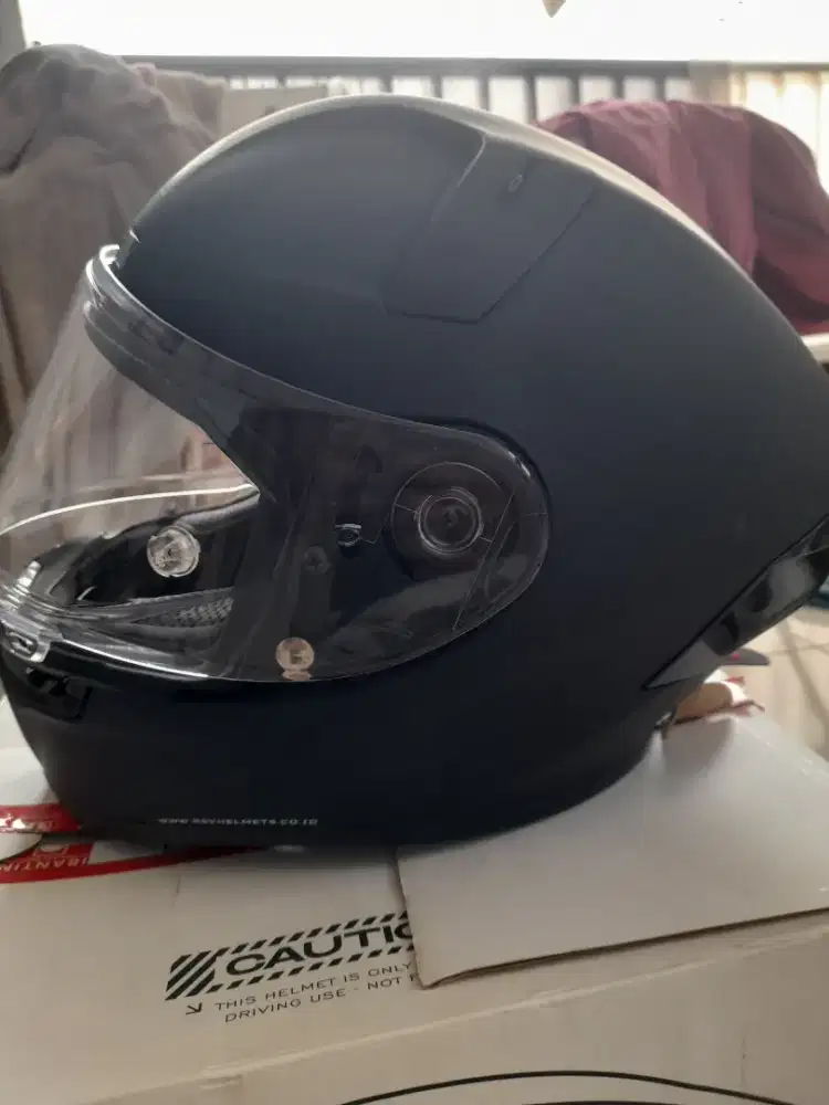 Helm RSV full face black matte size M