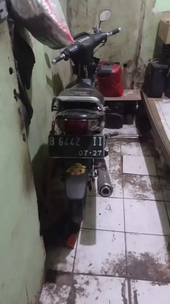 Honda Supra x tahun 2002 pajak idup ban tebal