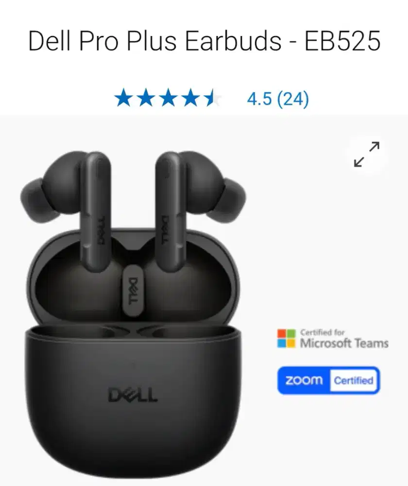 Dell Pro Plus Earbuds EB525 baru, msh segel