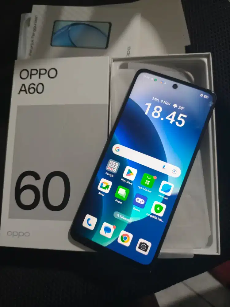 OPPO A60 BLACK MULUS FULLSET Nego