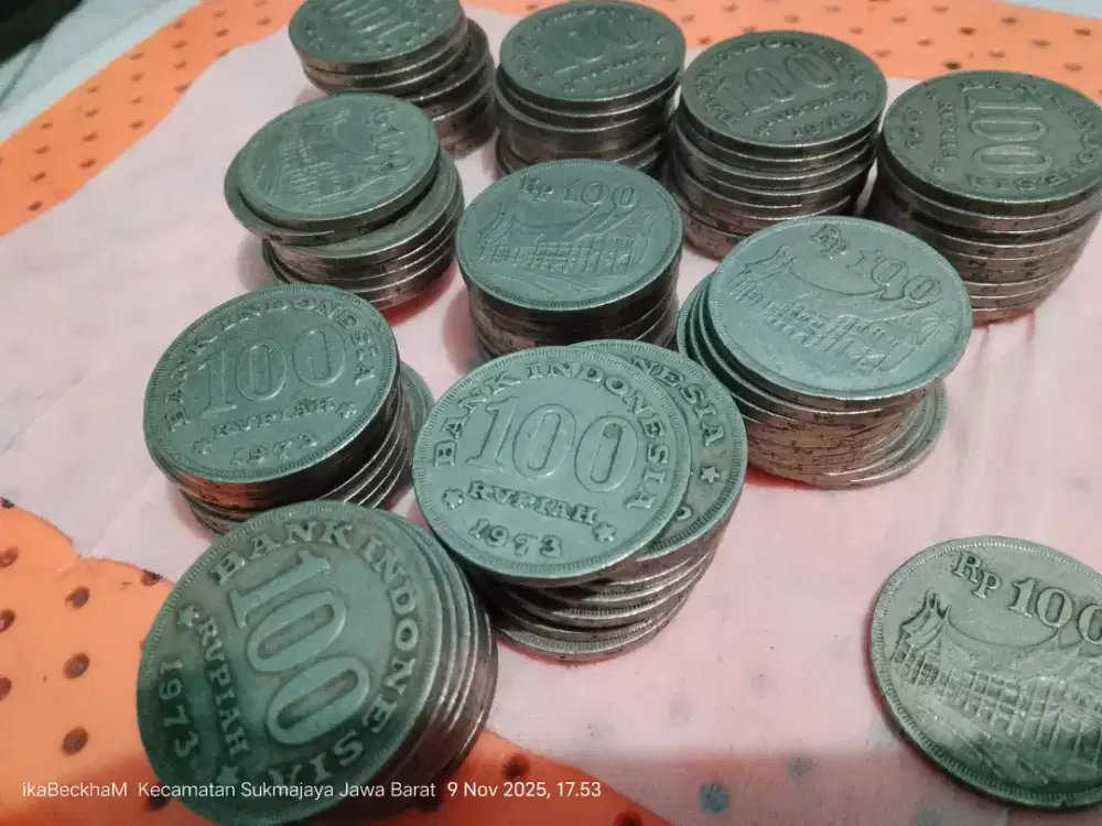 Uang Koin 100 Rp th 1973
