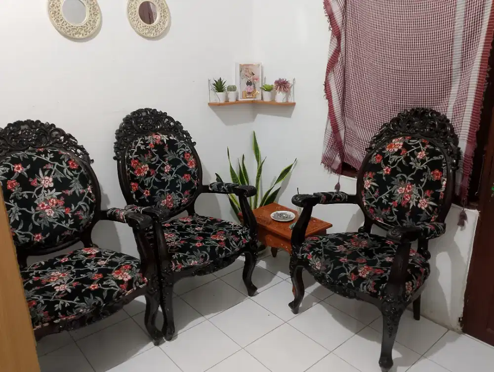 Bismillah Dijual Kursi Jati Ukir Asli Jepara