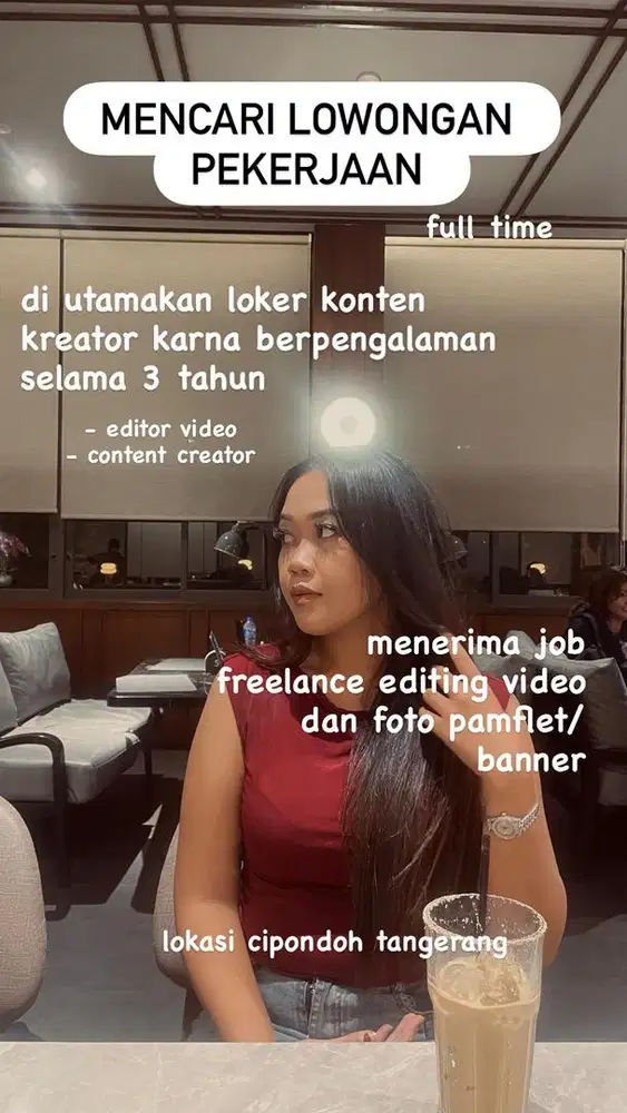 MENCARI PEKERJAAN KONTEN KREATOR