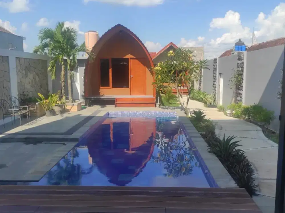 Dijual rumah baru,  mewah modern  2 lantai dengan kolam renang dekat pakuwon mall, bandara adisucipto, lotte mart