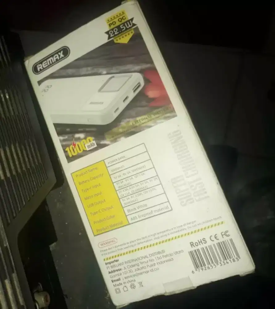 Powerbank remax 10.000 mah