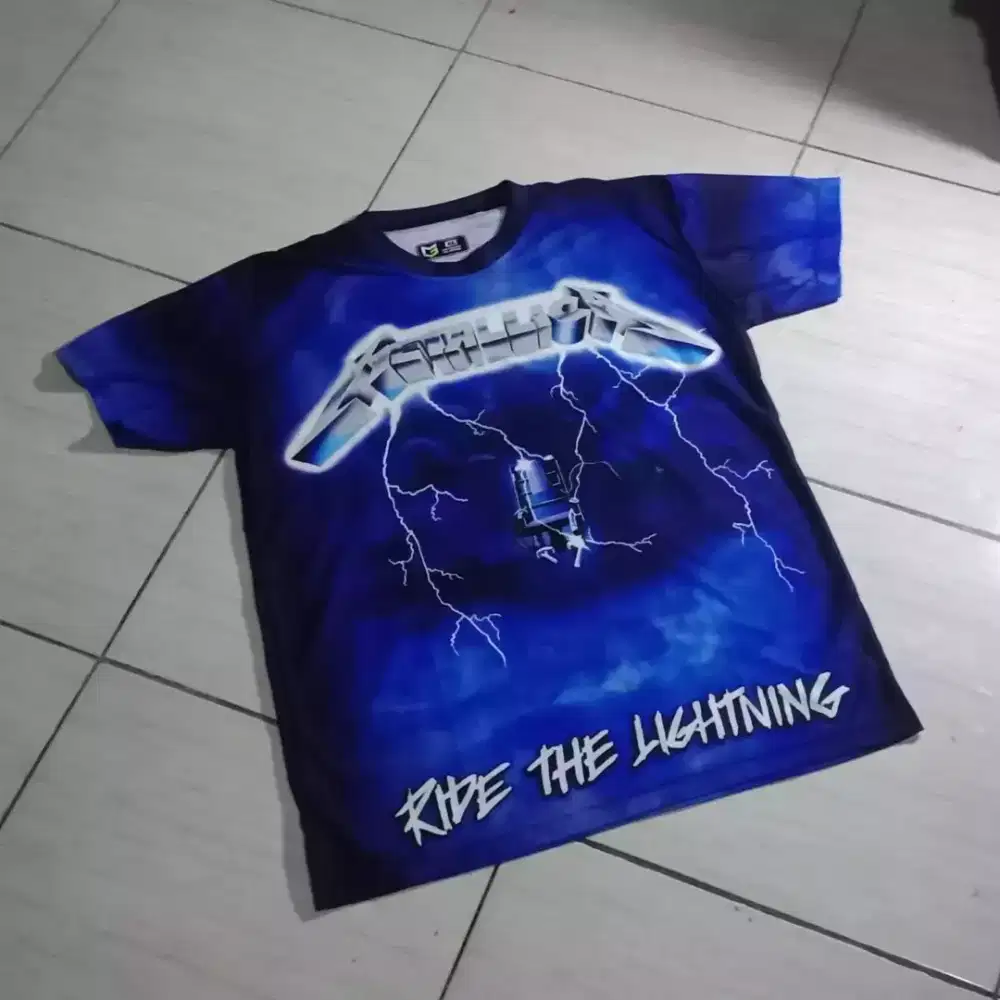 Kaos METALLICA RIDE THE LIGHTNING ALLOVER PRINT FULL PRINT FIT SIZE L