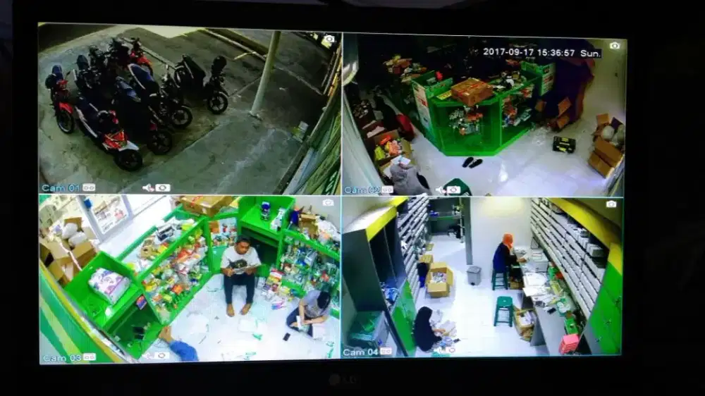 paket cctv free instalasi 4 kamera