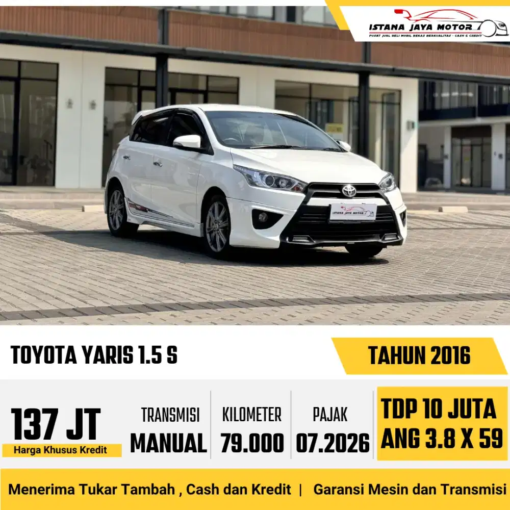 TOYOTA YARIS 1.5 S MT 2016