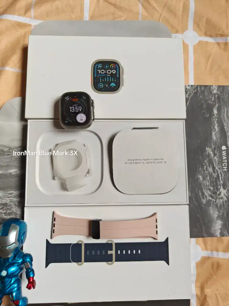 Apple Watch iWatch Ultra 2 Titanium 49mm Garansi on Fullset Original
