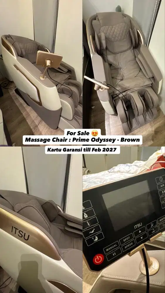 KURSI PIJAT (Massage Chair) - Prime Odyssey - Brown