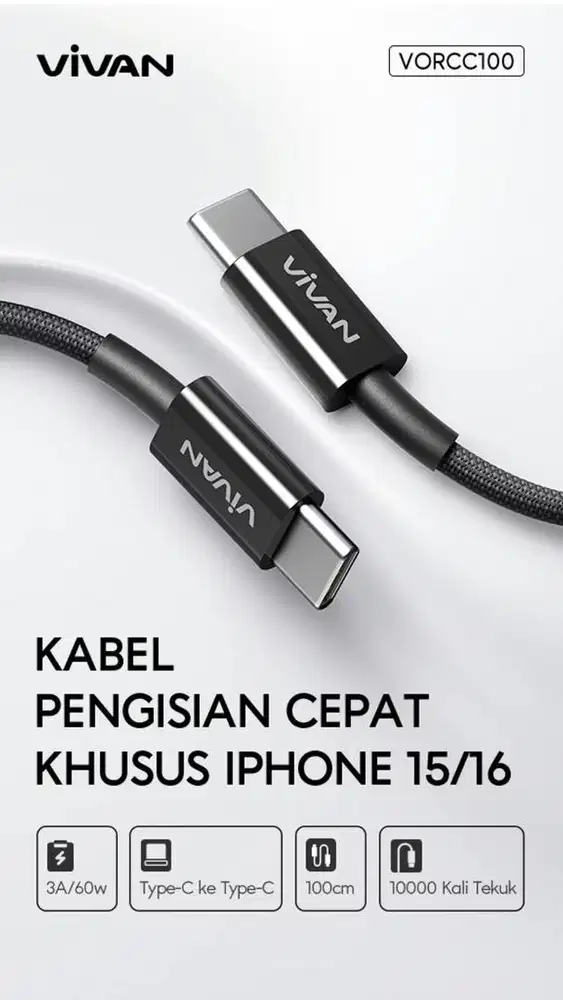 KABEL CHARGER VIVAN VORCC100
