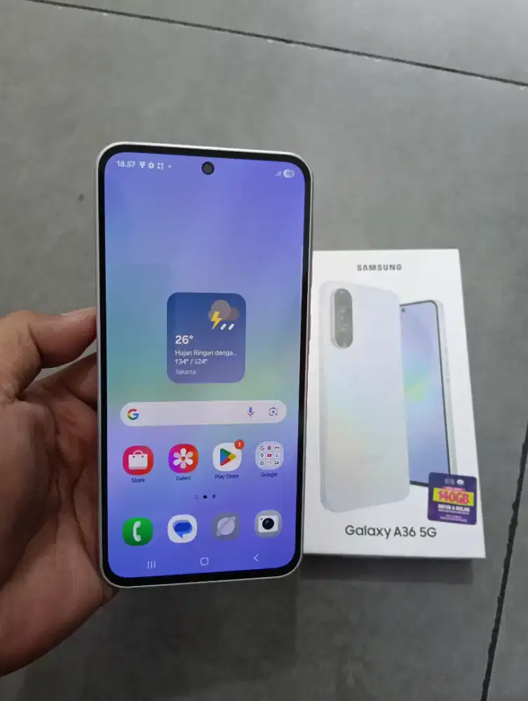 Samsung a36 5g ram 8/256gb fullset ori