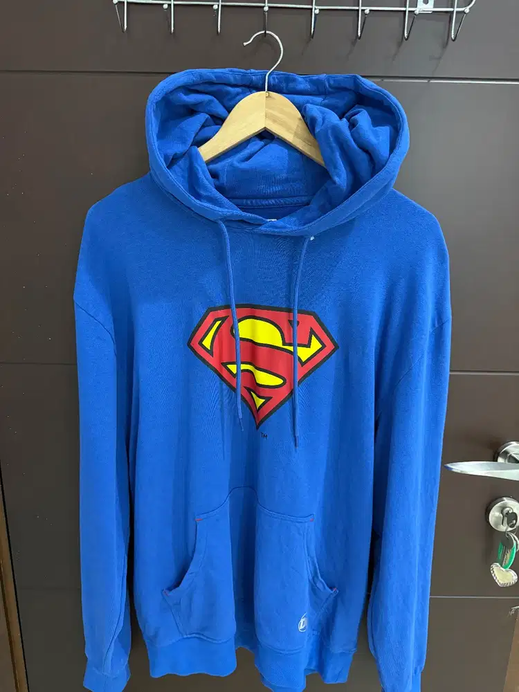 Superman Hoodie Original Mills Size L