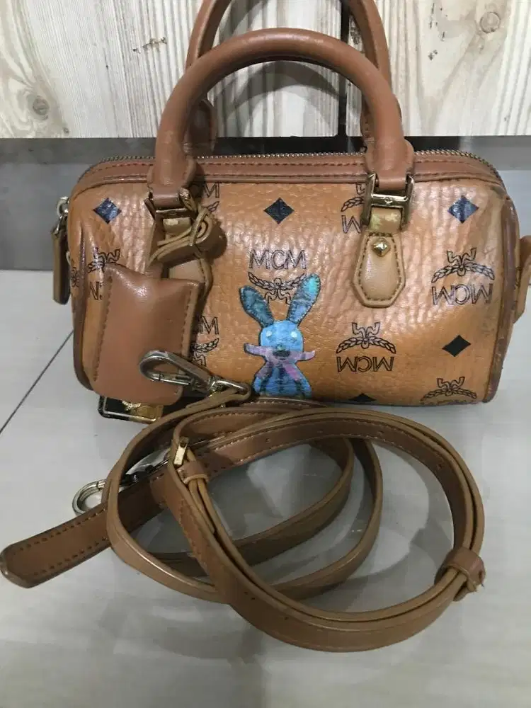 MCM HERITAGE SPEEDY MINI AUTHENTIC