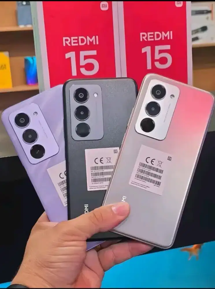 Redmi 15 8/256Gb nfc Baterai 7000 garansi 15bln