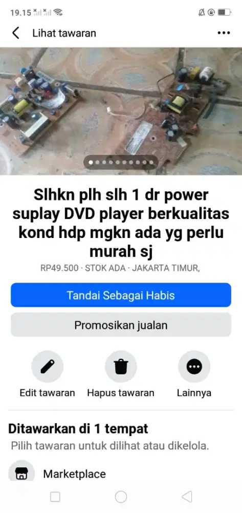 Slhkn plh slh 1 dr power suplay DVD player berkualitas kond hdp murah2