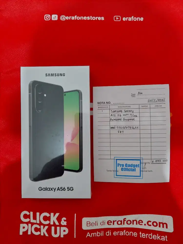 SAMSUNG A56 5G 12/256 NEW SEGEL