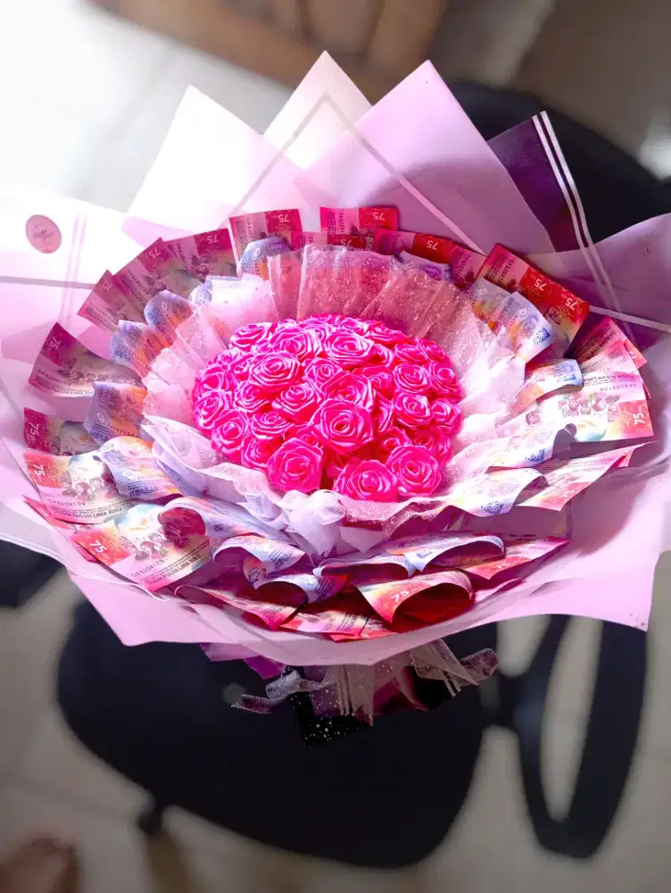 Buket bunga kombinasi