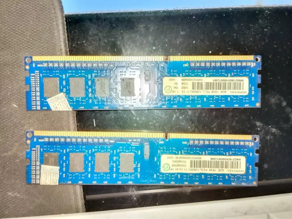 Ram merk RAMAXEL 2x4gb ddr3